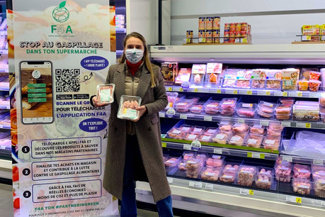 Via l’application F4A, les participants au concours pourront trouver les produits adéquats dans les magasins partenaires, comme ici, au Proxy Delhaize Soho (Luxembourg-Hollerich). (Photo: DR)