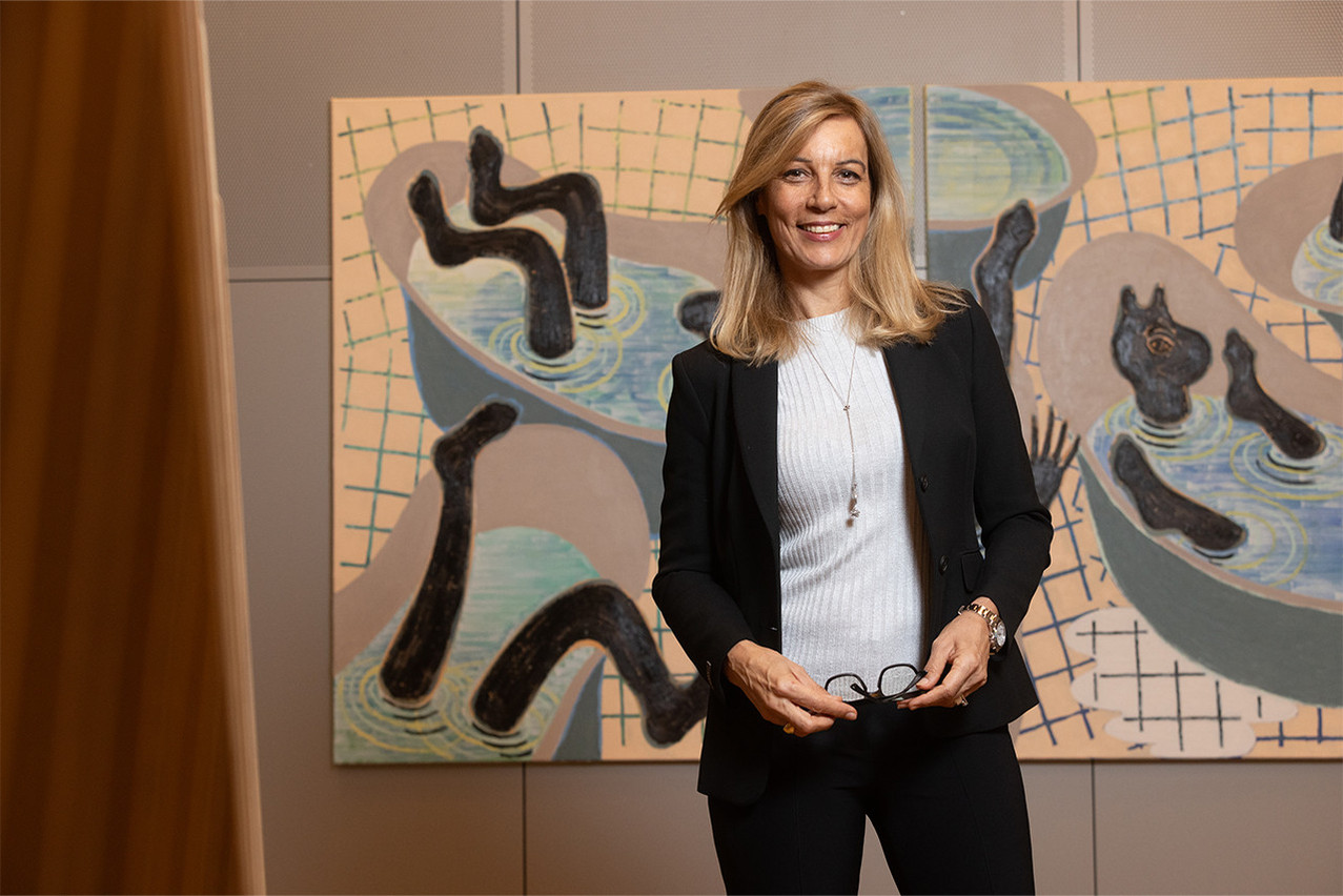 Tout au long de sa carrière, Christine Theodorovics (CEO de Baloise) a exercé des fonctions dirigeantes au sein de secteurs masculins. Photo: Maison Moderne – Eva krins