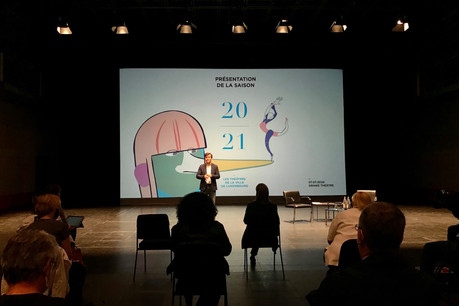 C’est dans un Studio du Grand Théâtre respectant scrupuleusement les consignes de sécurité sanitaire que Tom Leick-Burns a présenté une saison 20/21 des Théâtres de la Ville de Luxembourg à la fois unique et séduisante. (Photo: Maison Moderne)