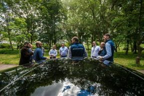 Joel Domingues (Samsic), Benjamin Dargent - (Samsic), Julien Dailland (Samsic), Didier Pouilleux (Samsic), Stephane Di Carlo (EGB Interior Design), Sergio Brandao (Felix Giorgetti), Joelle Heyder (Citibank), Aderito Grilo (Cosilux) et Luc Graas (Goblet Lavandier) ((Photo: Mike Zenari))