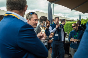 Geoffroy Bertrand (BesixRed), Stephane Di Carlo (EGB Interior Design), Antonio Jimenez (Samsic), Julien Dailland (Samsic), Mickael Chessa (CTG), Clement Debever (Ernst & Young) et Franck Dillschneider (Losch) ((Photo: Mike Zenari))
