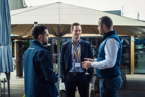 Clement Debever (Ernst & Young), Julien Dailland (Samsic) et Guillaume Bour (Losch) ((Photo: Mike Zenari))