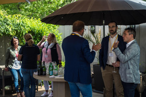 Geoffroy Bertrand (BesixRed), Dominique Laurent (PwC Luxembourg), Patrice Waltzing (Losch), Chantal Berg (Losch), Mirjam Hilpisch (Losch) et Christelle Nibus (Ferrero) ((Photo: Mike Zenari))