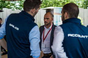 Julien Goby (UBS), Benjamin Dargent (Samsic) et Joel Domingues (Samsic) ((Photo: Mike Zenari))