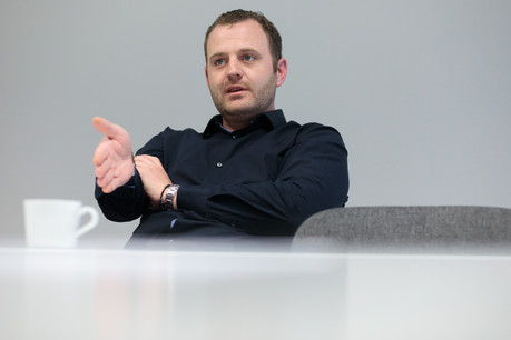«Nous voudrions être plus en amont de projets dans l’immobilier pour envisager les différentes phases d’intervention», indique Julien Dailland, directeur général de Samsic Luxembourg. (Photo: Matic Zorman)