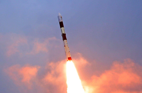 Les quatre satellites de Kleos ont été lancés depuis le centre spatial Satish Dhawan et ont été déployés à 575km de la Terre. (Photo: ISRO)