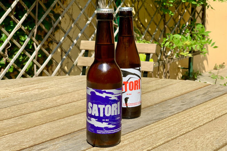 Après la Mandarina Blonde, la jeune brasserie luxembourgeoise Satori sort à présent sa Distortion IPA, à trouver en ligne ou dans quelques bons établissements locaux… (Photo: Maison Moderne)