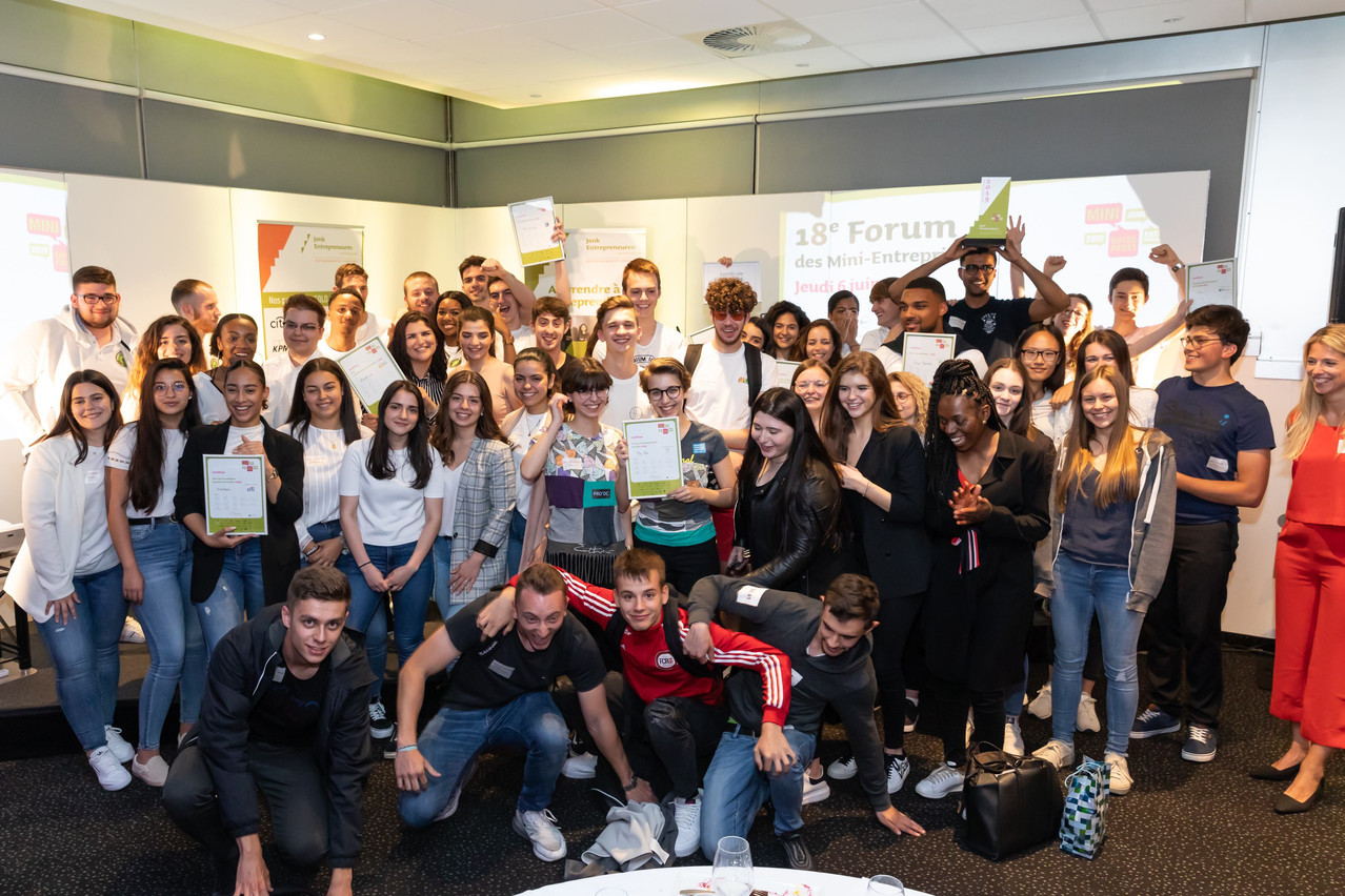 L'esprit d’entreprendre chez les jeunes lycéens reste dynamique. (Photo: Jonk Entrepreneuren Luxembourg)