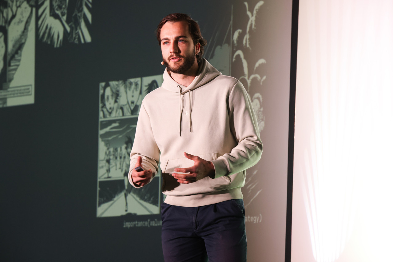 Felix Hemmerling, co-founder and chairman of Kodehyve, talked about the importance of radical ownership and radical transparency when scaling up. Photo: Eva Krins/Maison Moderne