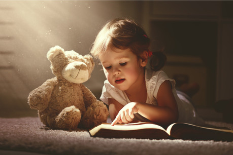 Cet ours en peluche, tranquillement assis à écouter la lecture d’une histoire, contient-il des substances toxiques? La nouvelle application Scan4Chem permet de rassurer les parents et de mettre la pression sur les fabricants. (Photo: Shutterstock)