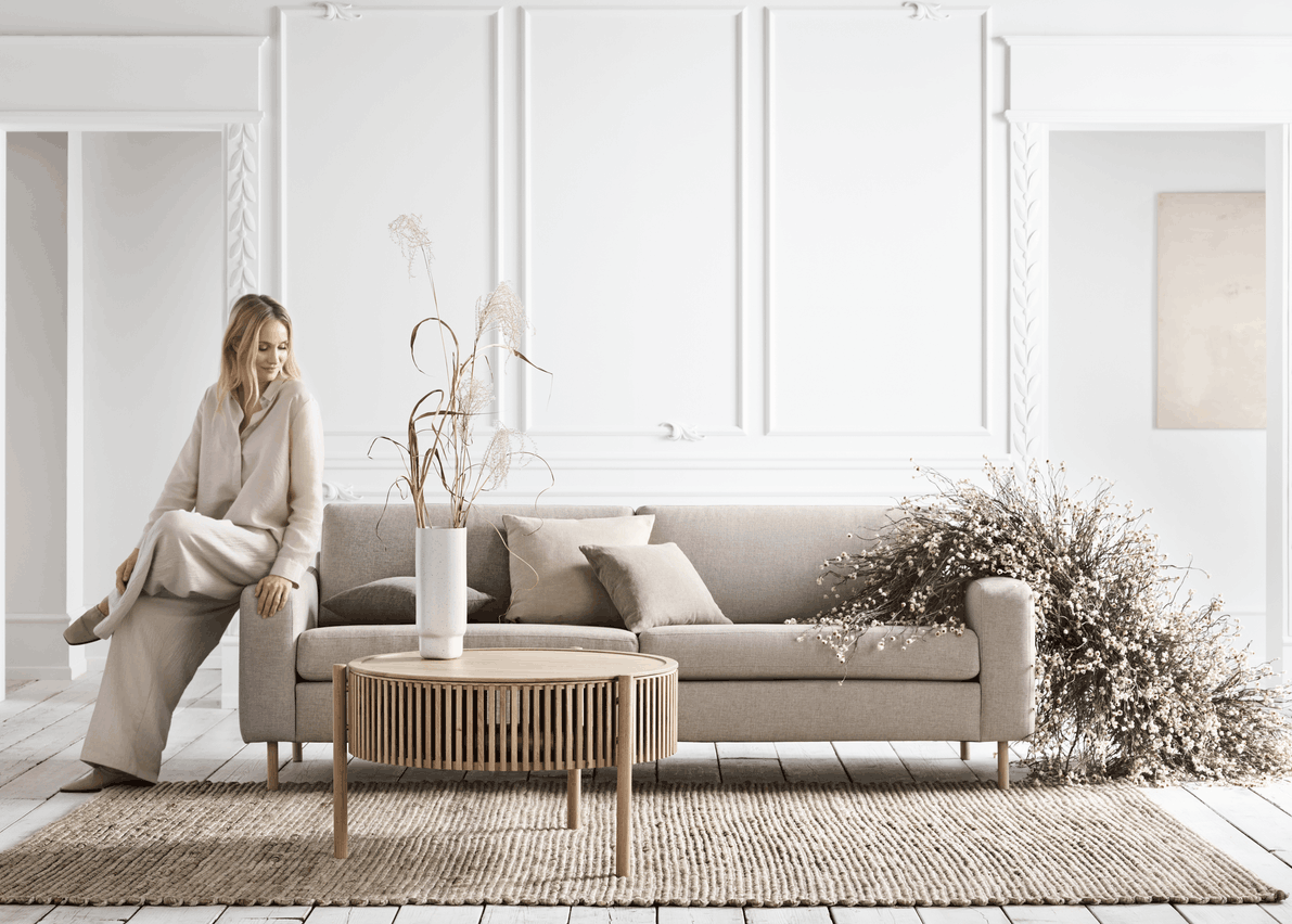 Bolia offers a range of furniture with a clean Scandinavian design and sustainable materials, the brand says on its website. Photo: Bolia