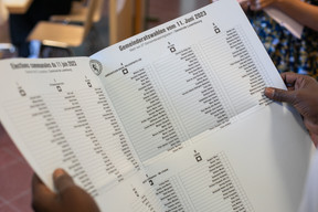 The municipal election ballot for Luxembourg City, 11 June 2023. Photo: Maison Moderne
