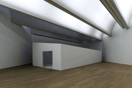 La proposition de Polaris Architects, pendant le montage de l’exposition. (Photo: Eric Chenal)