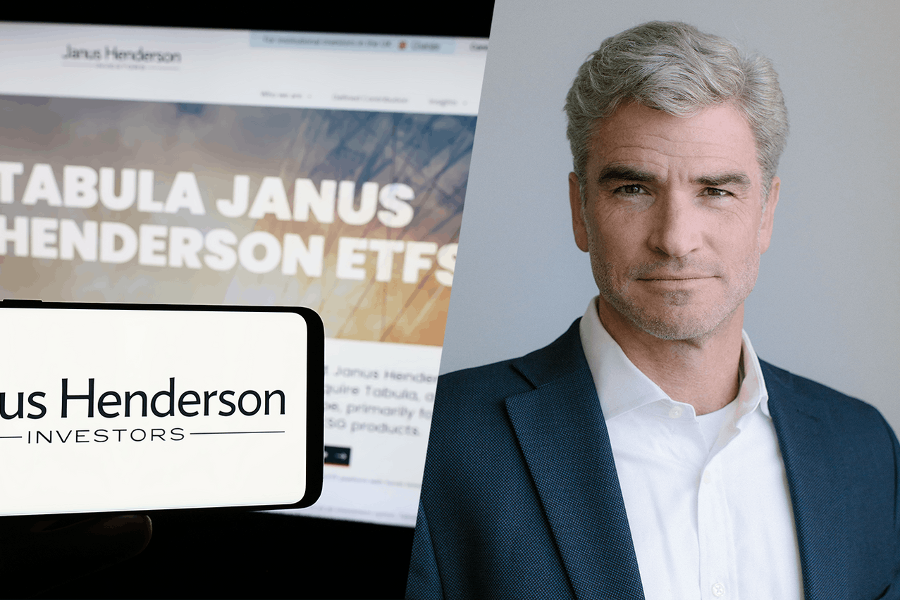 Le CEO de Janus Henderson Tabula, MJ Lytle, donne son avis sur un produit financier émergent controversé. (Photo: Shutterstock, Janus Henderson Tabula/Montage: Maison Moderne)