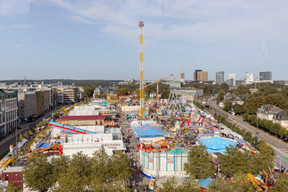 The Schueberfouer covers 4.4 hectares in the heart of the Glacis field, where 214 stalls will be set up for the 2026 event. (Photo: Romain Gamba/archives)