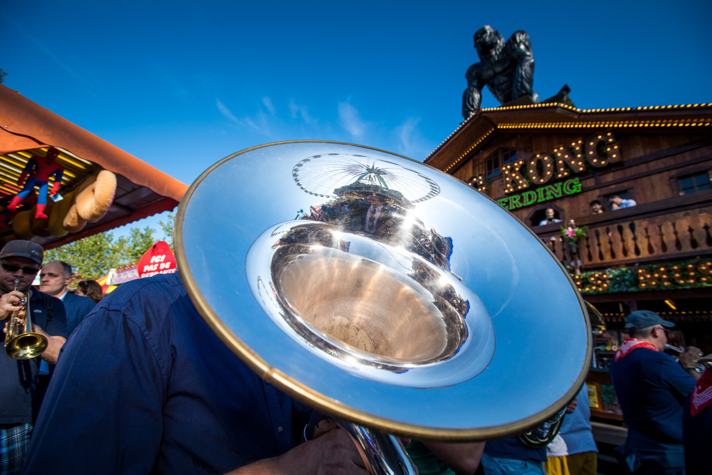 Brass bands, wind ensembles and other musical groups will be entertaining visitors in the aisles of the Schueberfouer throughout the event, with several concerts and street performances on the programme. (Photo: Nader Ghavami/archives)