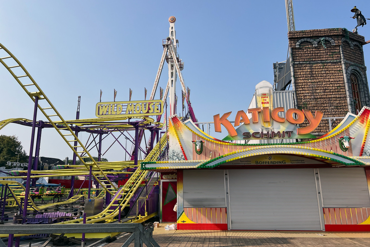 The Wild Mouse ride is back.  Photo: Emilio Naud/Maison Moderne