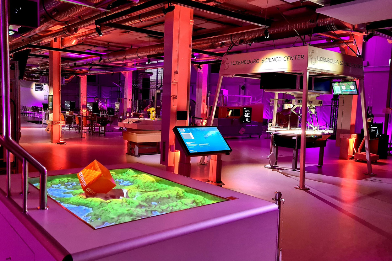 En journée ou en soirée, le Science Center reste un endroit exclusif et unique pour tout type d’évènement corporate  Crédit: Luxembourg Science Center