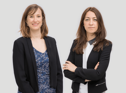 Claire Leonelli et Claire Denoual, Avocats à la Cour – Étude /c law. (Photo: /c law)