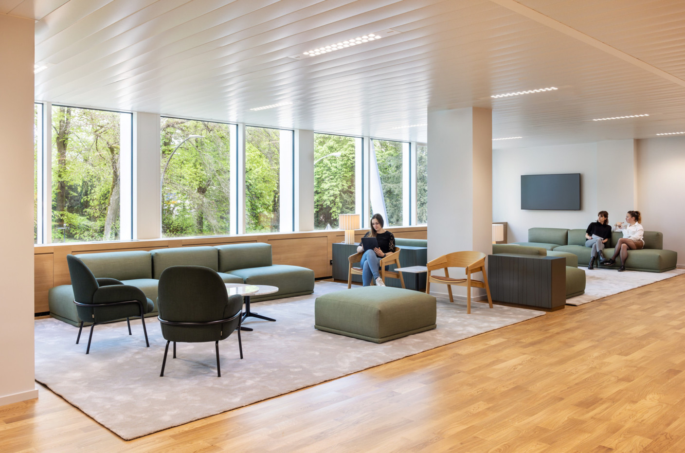 Un grand espace ouvert est aménagé pour accueillir les clients. (Photo: Raoul Gilibert)