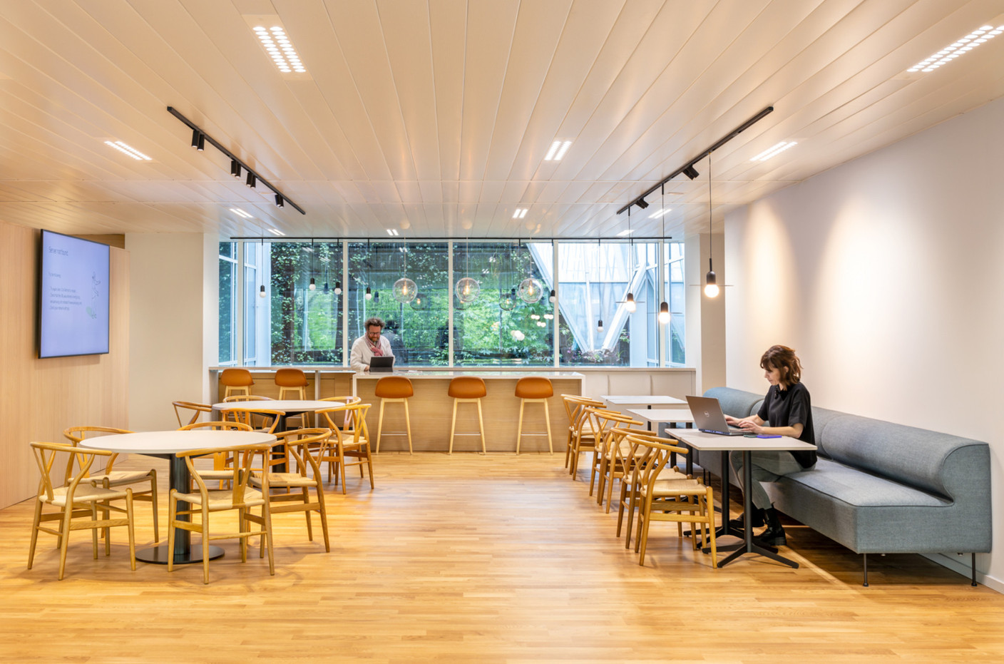 Un espace multifonctionnel est mis à la disposition de l’équipe. (Photo: Raoul Gilibert)