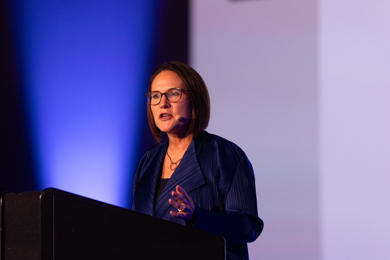 The Minister for Mobility and Public Works, Yuriko Backes, has launched not a bottle into the sea but a balloon into the Luxembourg sky by mentioning the need to already prepare a second airport. Library photo: Maison Moderne