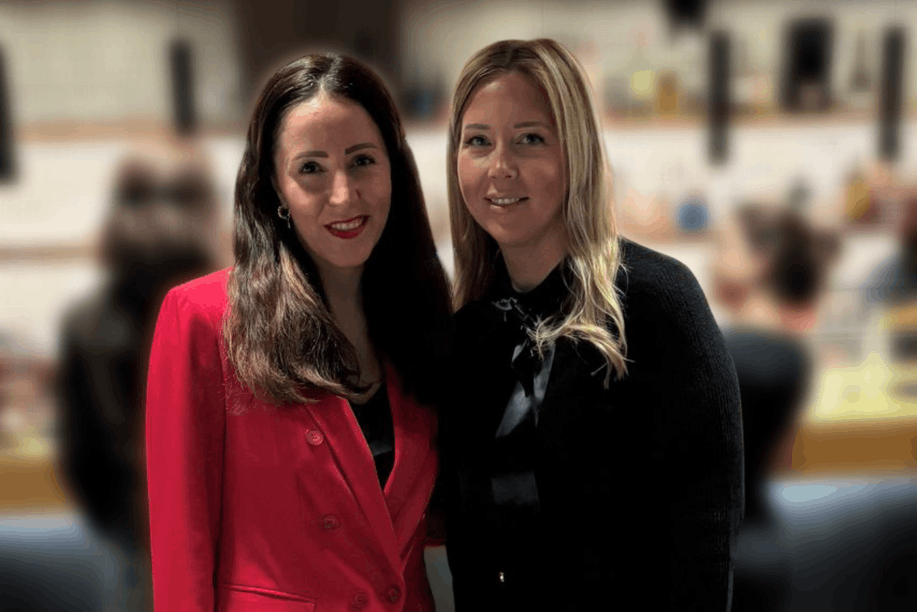 Monika Ruseva, president of The Network and Breanna Schaefer-O'Reilly, country manager of Select HR Luxemboug.  Photo:  Select HR Luxembourg