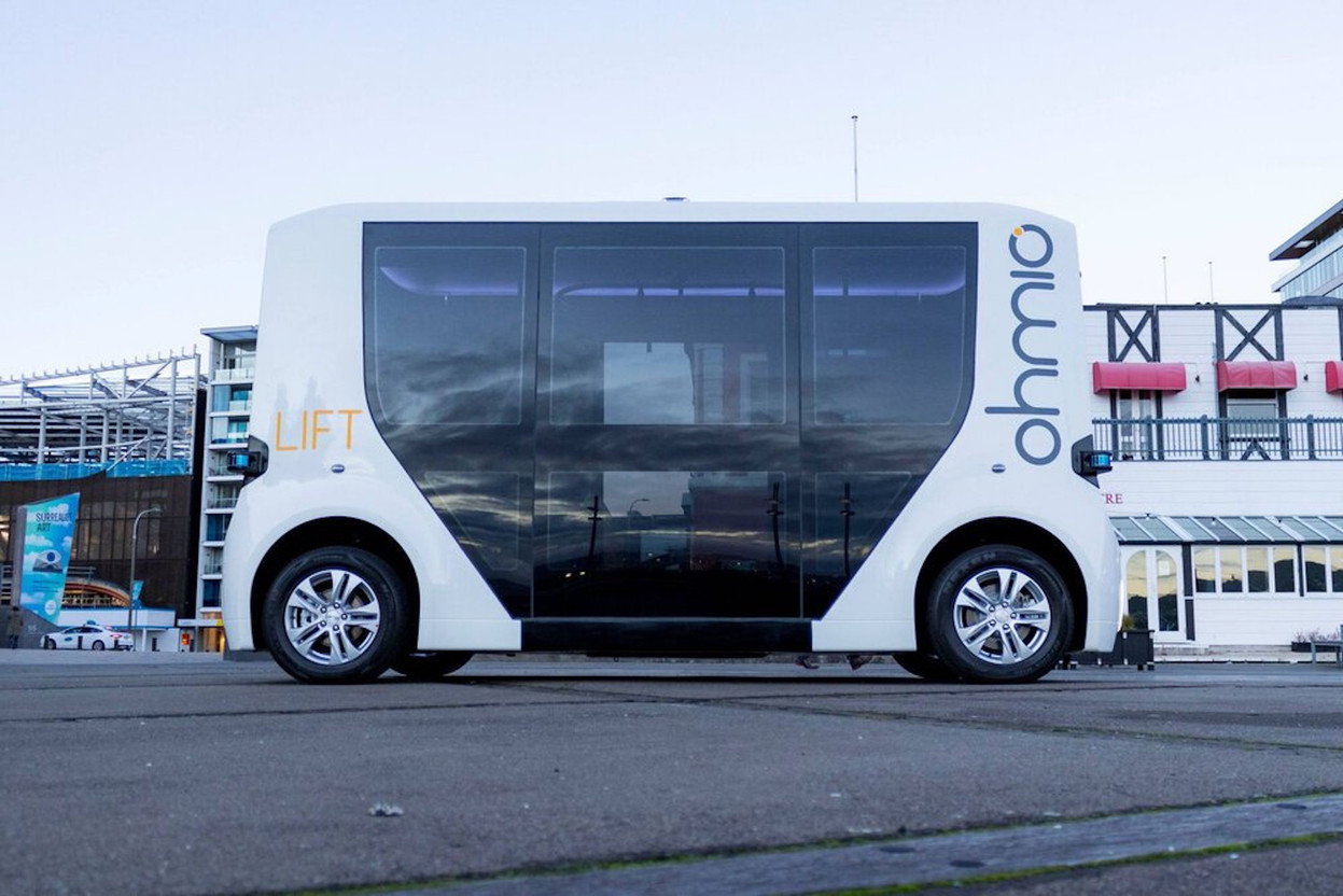 Four years after Sales-Lentz bought its first four autonomous shuttles from a competitor, Ohmio opens its first European office in Luxembourg after winning a public contract with CFL. (Photo: Ohmio)