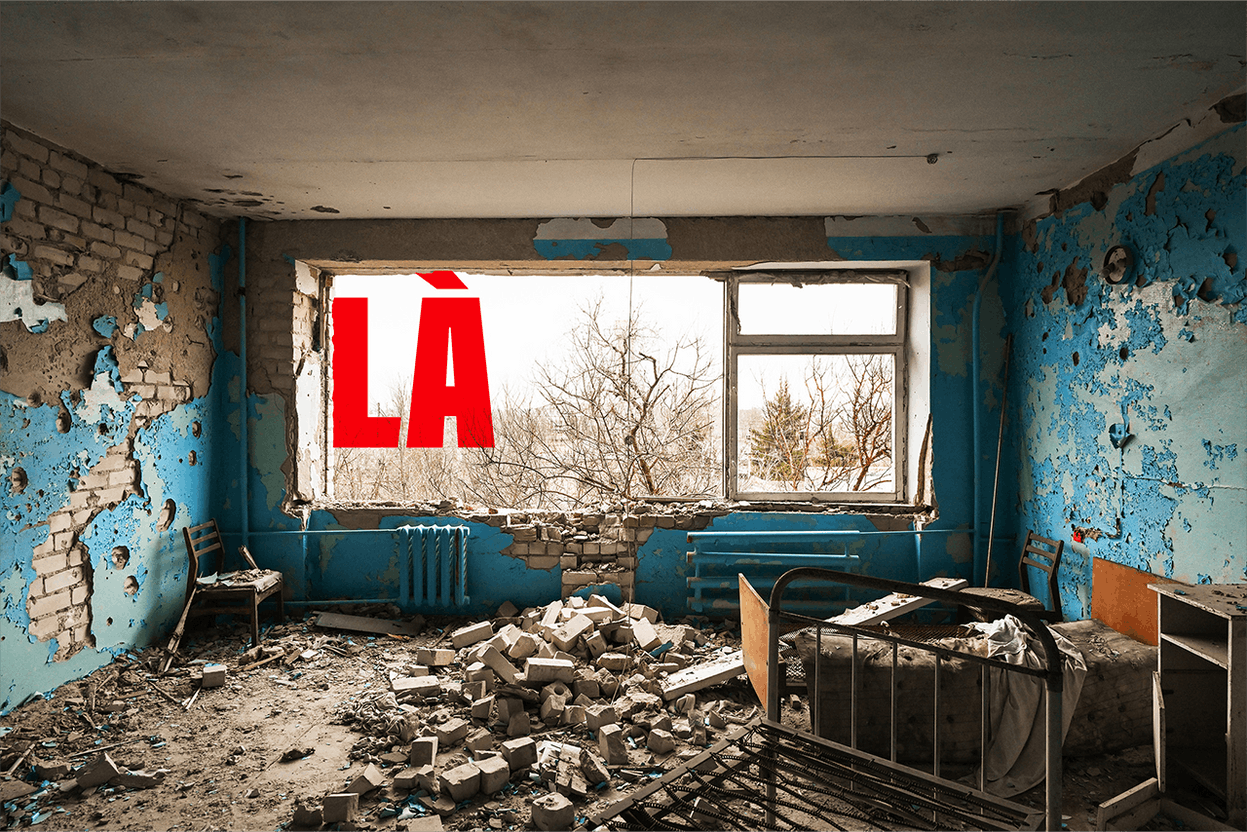 Campaign visual. Hospital in the town of Vysokopilla, Kherson Oblast. Ukraine, 2023. Photo: Colin Delfosse/ MSF