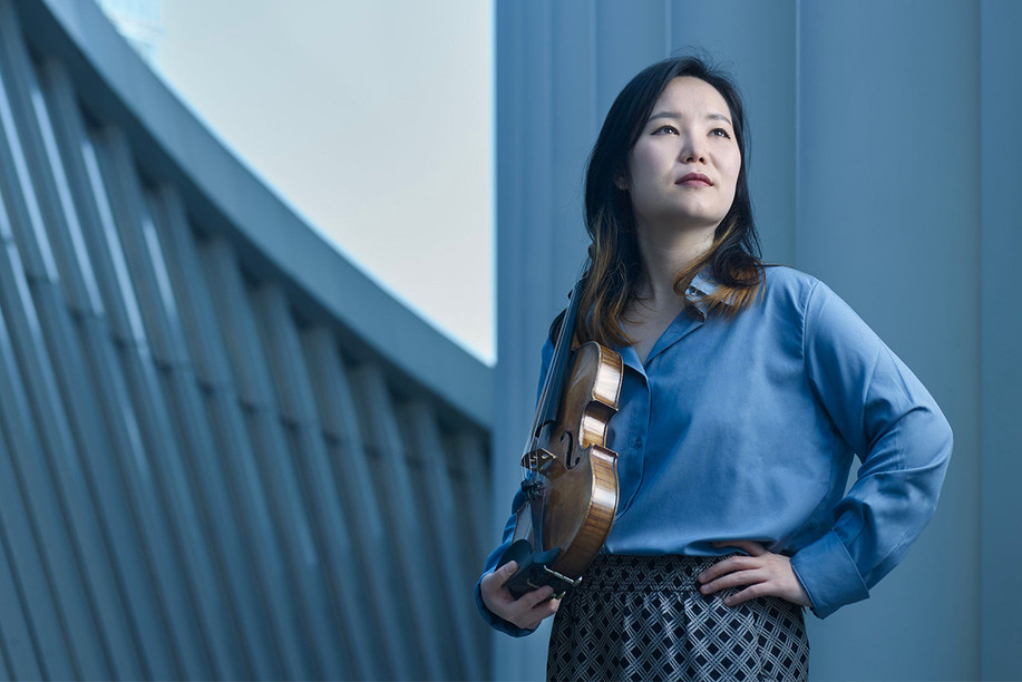Seohee Min was appointed concertmaster of the Luxembourg Philharmonic Orchestra in February 2024. Photo: Sebastien Grebille