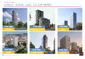 Le fonds Catella Elithis Fund est dédié à de la construction de tours de logements hautement performantes. (Photo: Catella)