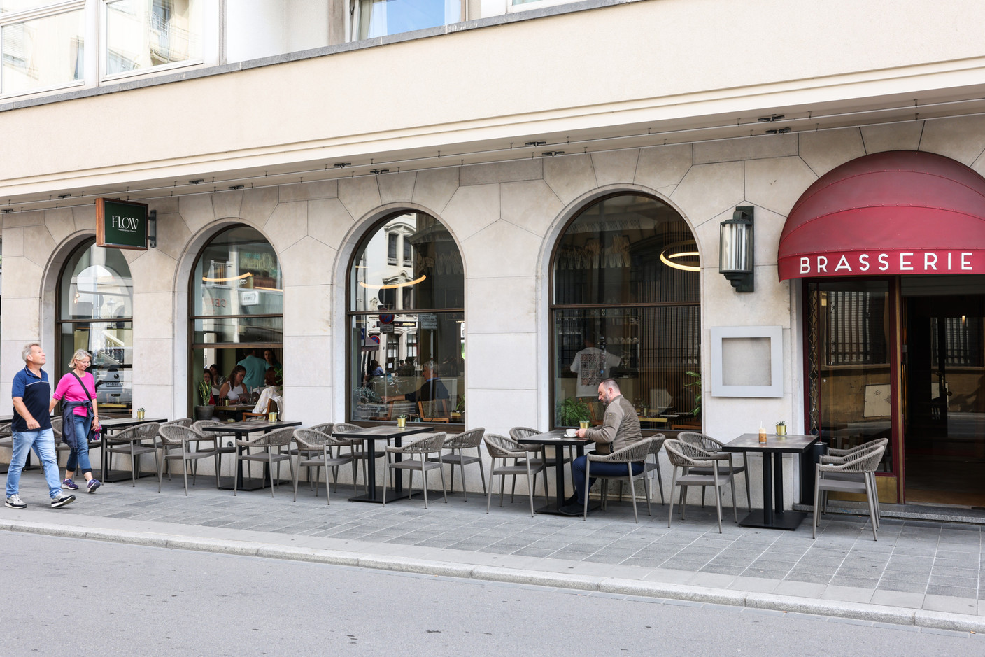 Le restaurant Flow se situe au rez-de-chaussée de l’hôtel Cravat. (Photo: Marie Russillo/Maison Moderne)