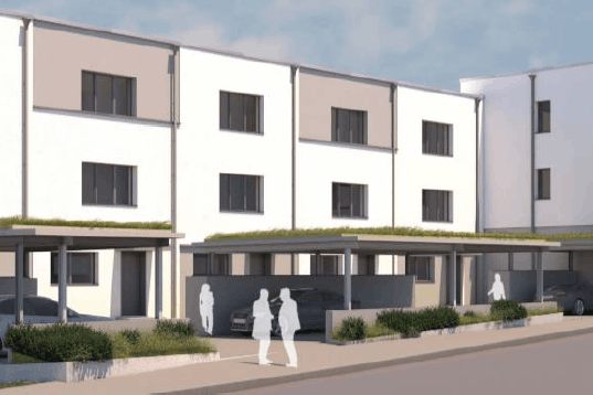 Le Fonds du logement est en train de faire construire sept nouvelles maisons à Remich. (Illustration: Beng Architectes Associés/Fonds du logement)