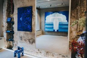 Actuellement, c’est le travail de l’artiste Lisa Junius qui est exposé. (Photo: Tom Jungbluth)