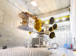 The room where the antennas are tested. (Photo: Thales Alenia Space)