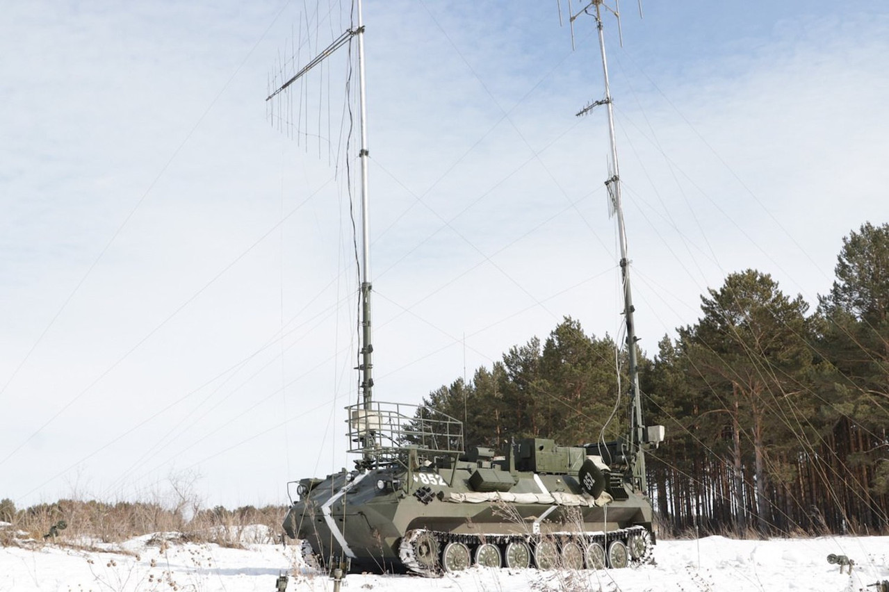 Russia has been using its Borisoglebsk-2s to jam satellite signals since 2015. Source: milru