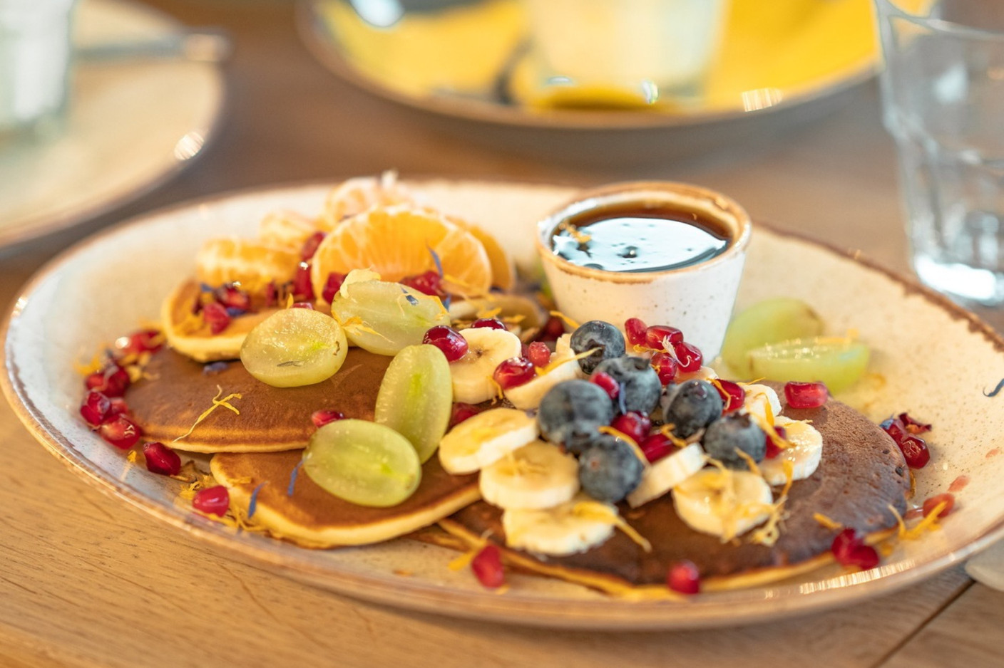 Gourmet pancakes at Um Eck. Photo: Um Eck