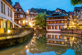 Half-timbered houses in the Petite France district of Strasbourg. Photo: Shutterstock