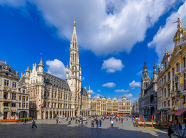 The Grand-Place (Grote Markt) with the town hall and Maison du Roi in Brussels, Belgium. Photo: Shutterstock