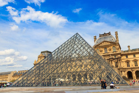 From the Eiffel Tower to the Louvre Museum (pictured) and the Arc de Triomphe--the City of Lights never ceases to amaze. Photo: Shutterstock