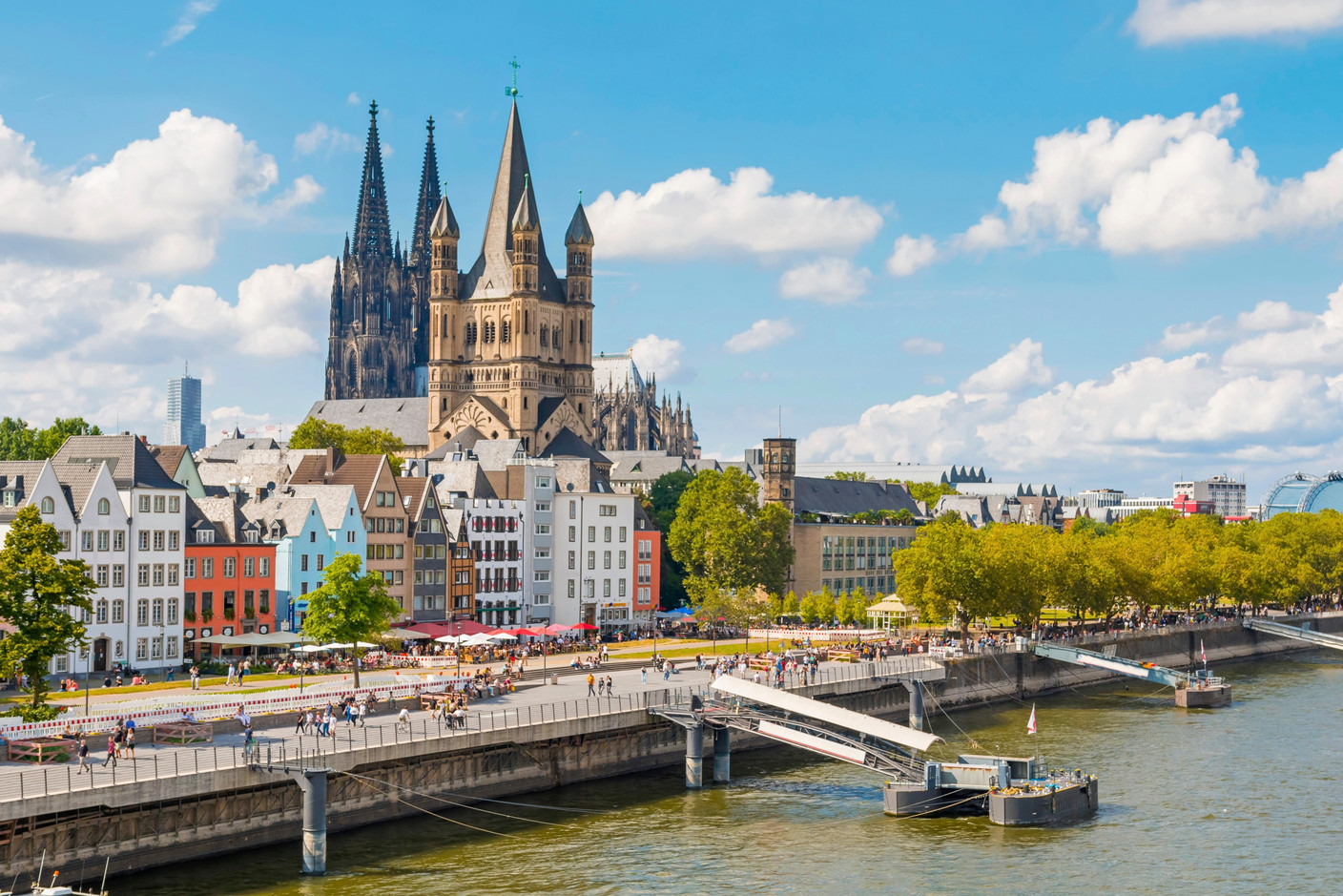  With its colourful old town, immense cathedral and museums--each more surprising than the last--Cologne is a city worth exploring. Photo: Shutterstock
