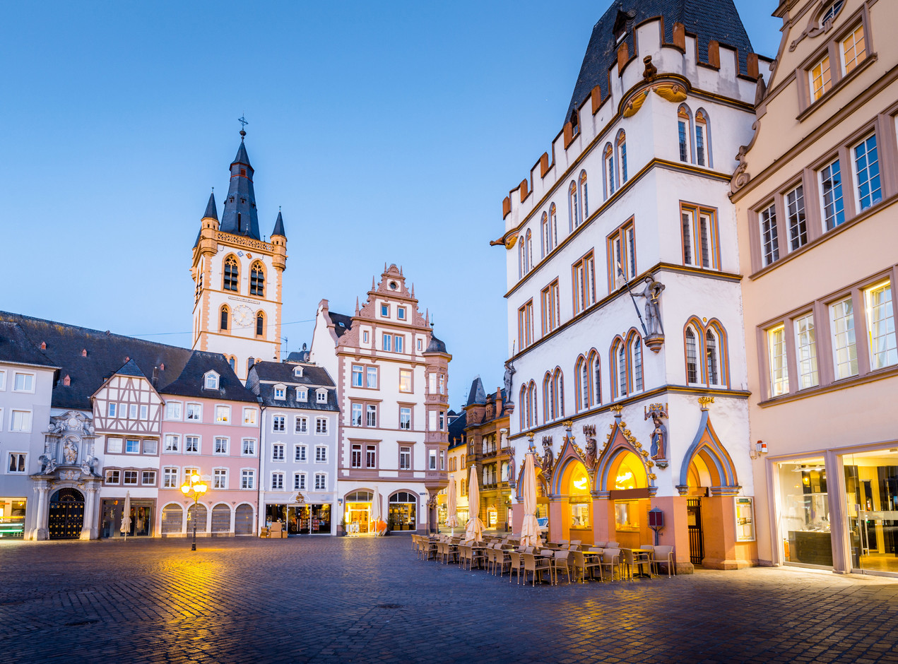 Trier’s Hauptmarkt, or market square. Photo: Shutterstock