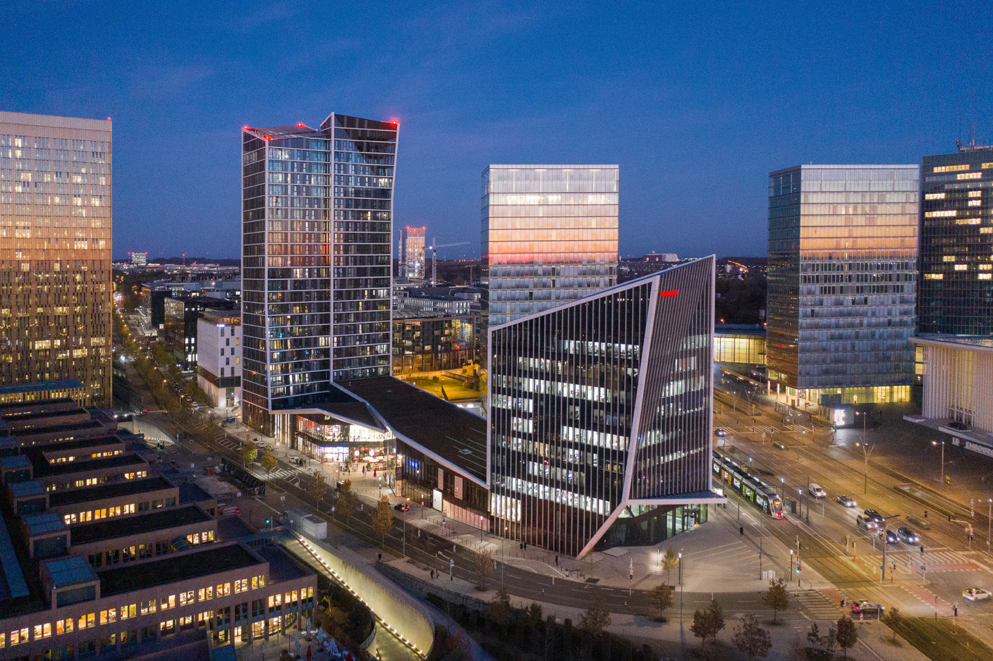 The Infinity project, developed by Immobel in Kirchberg. Photo: Immobel