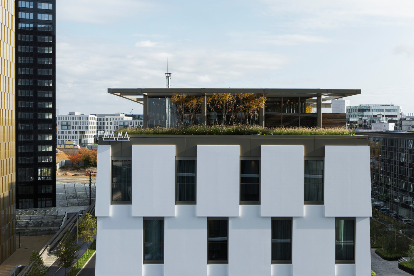 The hotel has a roof terrace. Photo: Christian Aschman