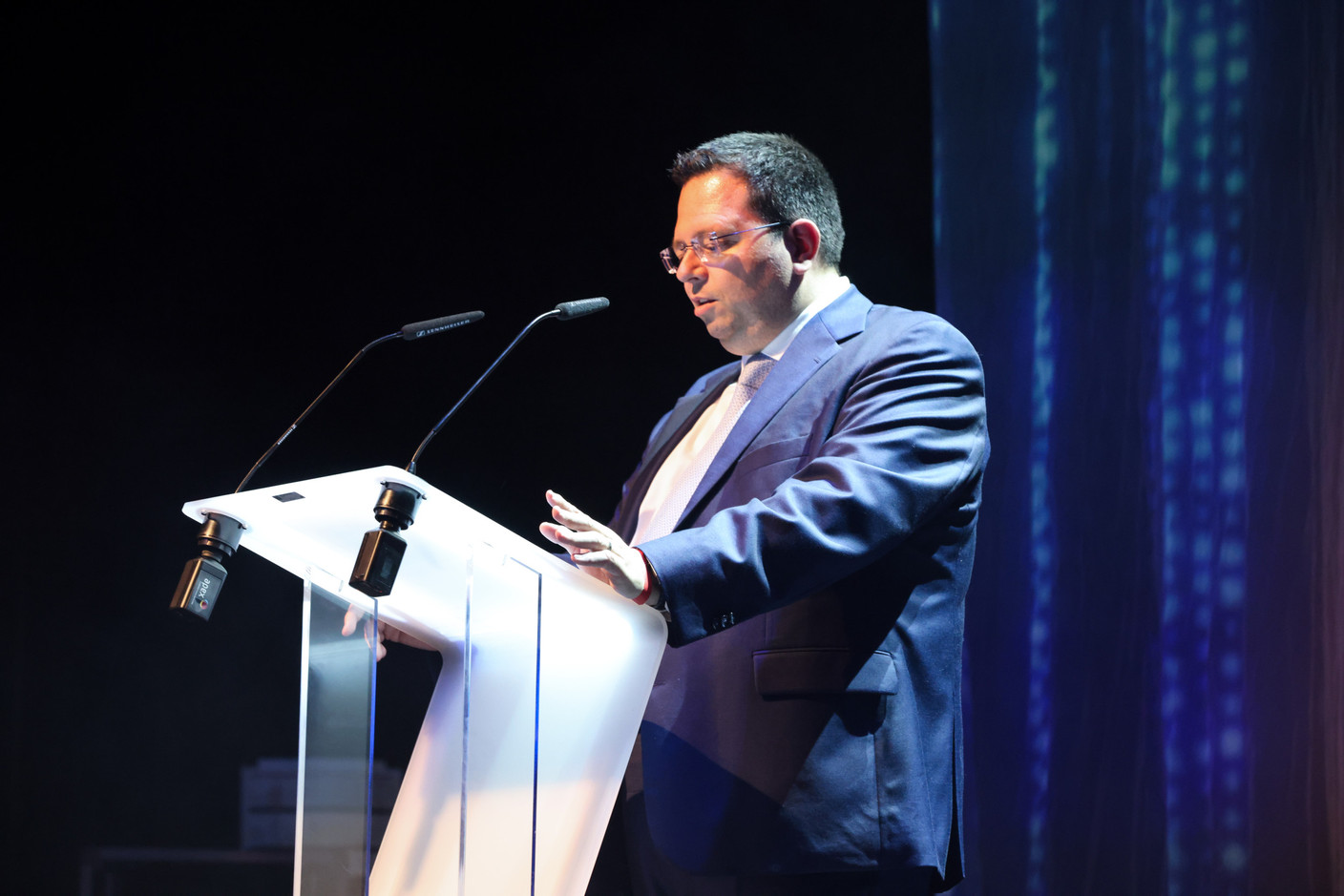 Jean-François Trapp (Baker & McKenzie) presented the Real Estate Awards and the members of the jury. Photo: Eva Krins / Maison Moderne