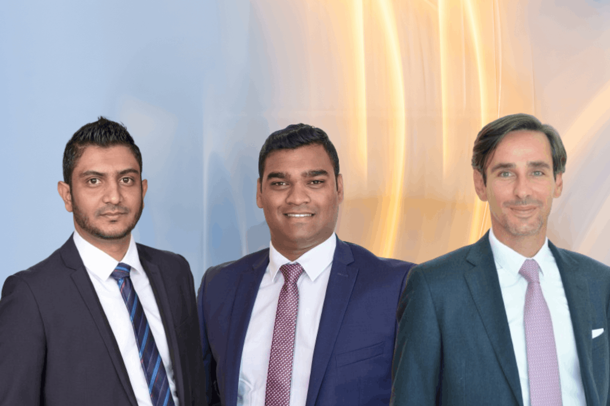 Shehzad Ahmad Sahib, Senior Manager, Kenny Panjanaden, Partner & Geoffroy Marcassoli, ESG Assurance Leader, PwC Luxembourg. Credit: PwC Luxembourg