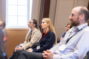 Yulia Kulakova (BDO) at the Paperjam Club’s Workshops Day, which took place at Neimënster Abbey on 6 May 2025. Photo: Matthieu Barbosa
