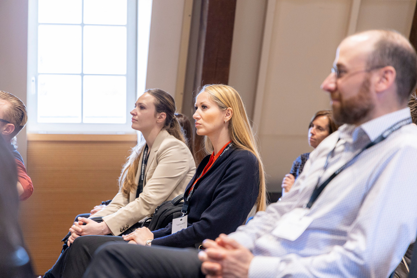 Yulia Kulakova (BDO) at the Paperjam Club’s Workshops Day, which took place at Neimënster Abbey on 6 May 2025. Photo: Matthieu Barbosa