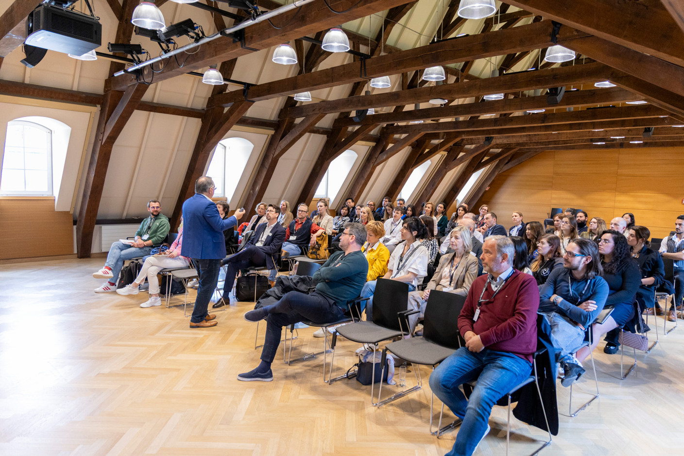 The Paperjam Club’s Workshops Day was held at Neimënster Abbey, 6 May 2025. Photo: Matthieu Barbosa