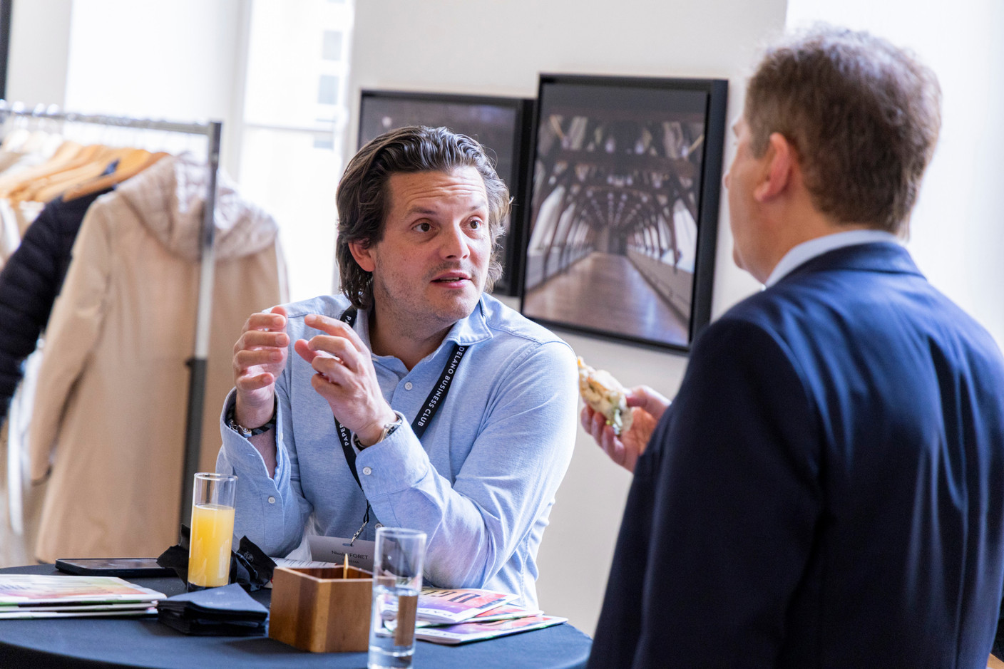 Nicolas Foret (Forema) at the Paperjam Club’s Workshops Day, which took place at Neimënster Abbey on 6 May 2025. Photo: Matthieu Barbosa